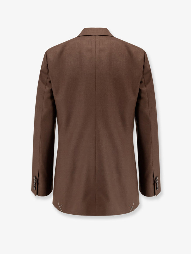 Loro Piana Tasmanian Virgin Wool Double-Breasted Blazer