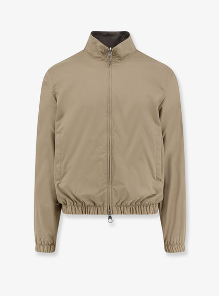 Loro Piana Windmate Reversible Bomber Tobacco Ermine Brown