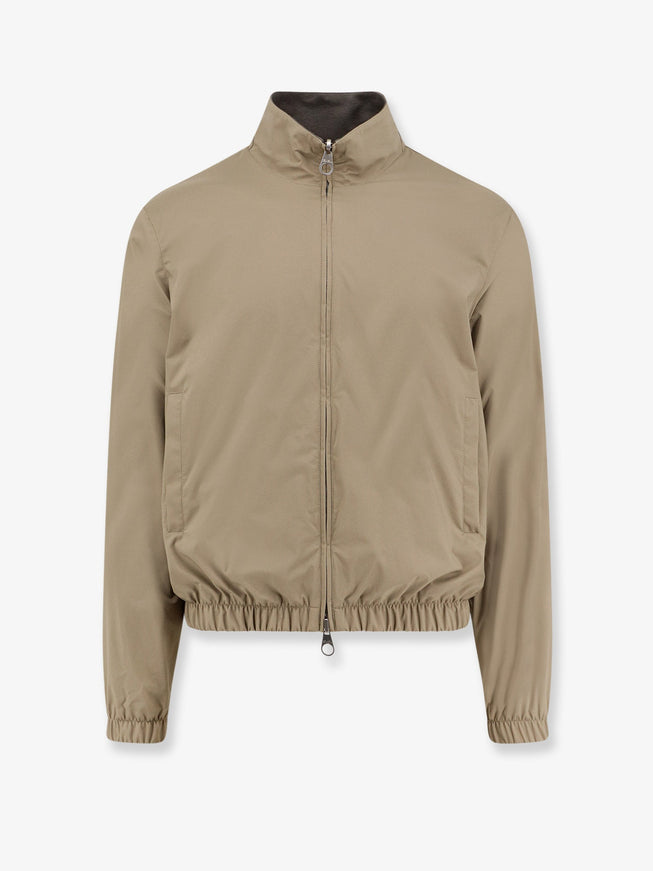 Loro Piana Windmate Reversible Bomber Tobacco Ermine Brown
