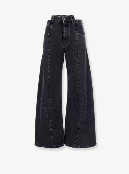 Maison Margiela Black Denim Trousers Medium Black Stone