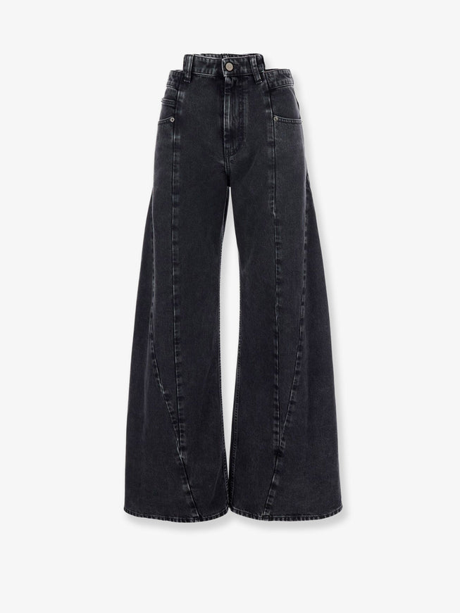 Maison Margiela Black Denim Trousers Medium Black Stone
