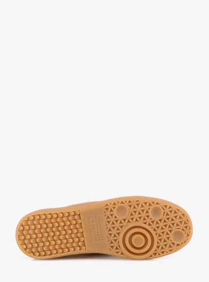 Maison Margiela Replica Low-Top Leather Sneakers With Suede Inserts