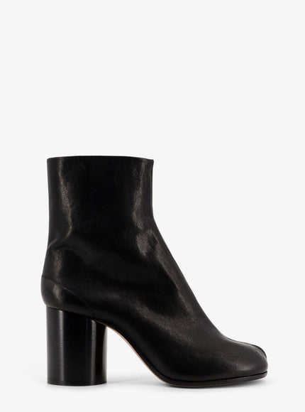 Maison Margiela Leather Tabi Boots Black