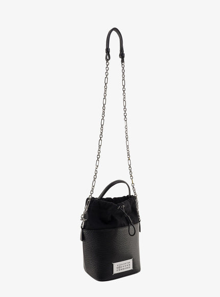 Maison Margiela 5Ac Bucket Small Leather Bucket Bag