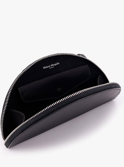 Maison Margiela Leather Pochette With Iconic Four Stitched Detail