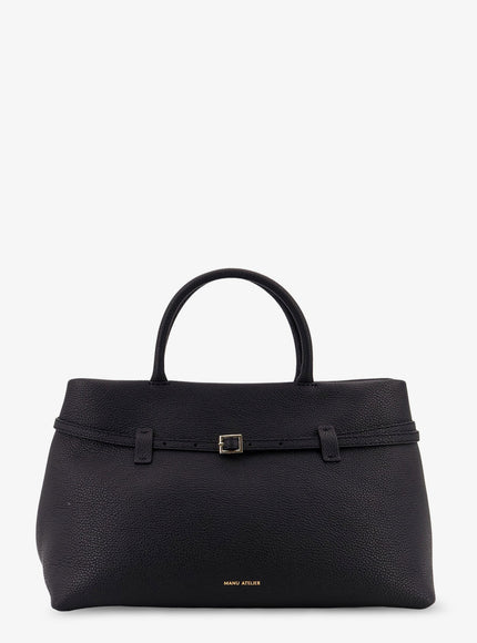 Manu Atelier Le Cambon 35 Leather Shoulder Bag Uni Black