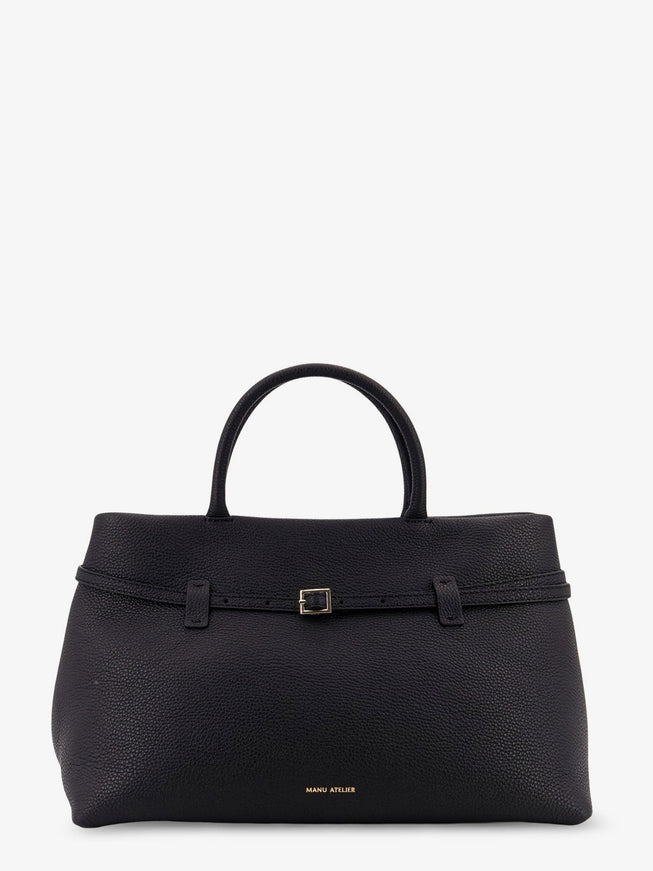 Manu Atelier Le Cambon 35 Leather Shoulder Bag Uni Black