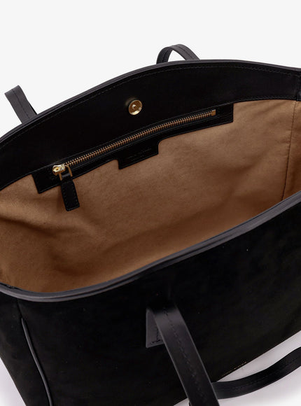 Manu Atelier Xl Du Jour Suede Shoulder Bag