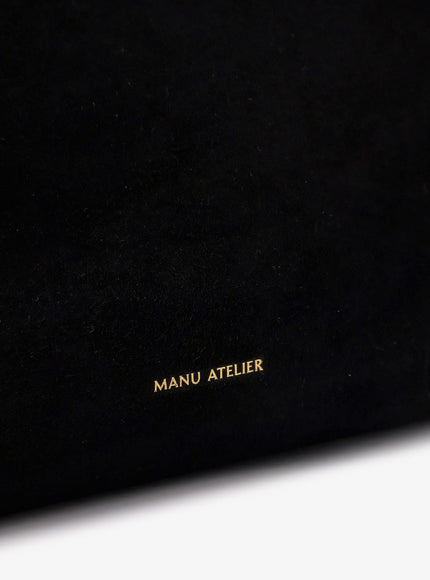 Manu Atelier Xl Du Jour Suede Shoulder Bag