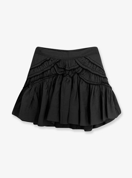 Marant Etoile Ceola Cotton Blend Miniskirt Black