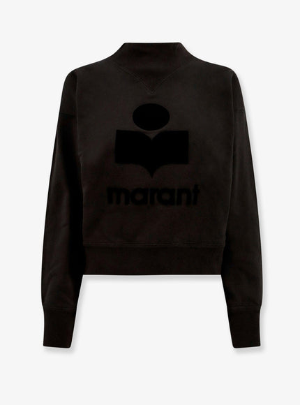 Marant Etoile Moby Recycled Material Sweatshirt Faded Black