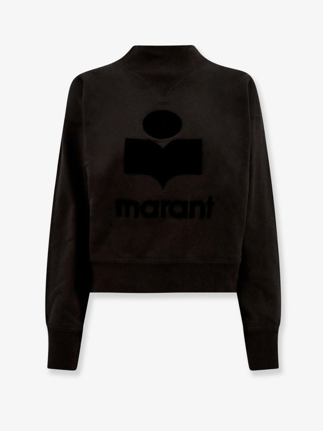 Marant Etoile Moby Recycled Material Sweatshirt Faded Black