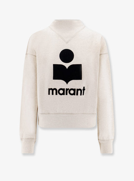 Marant Etoile Moby Recycled Material Sweatshirt Ecru