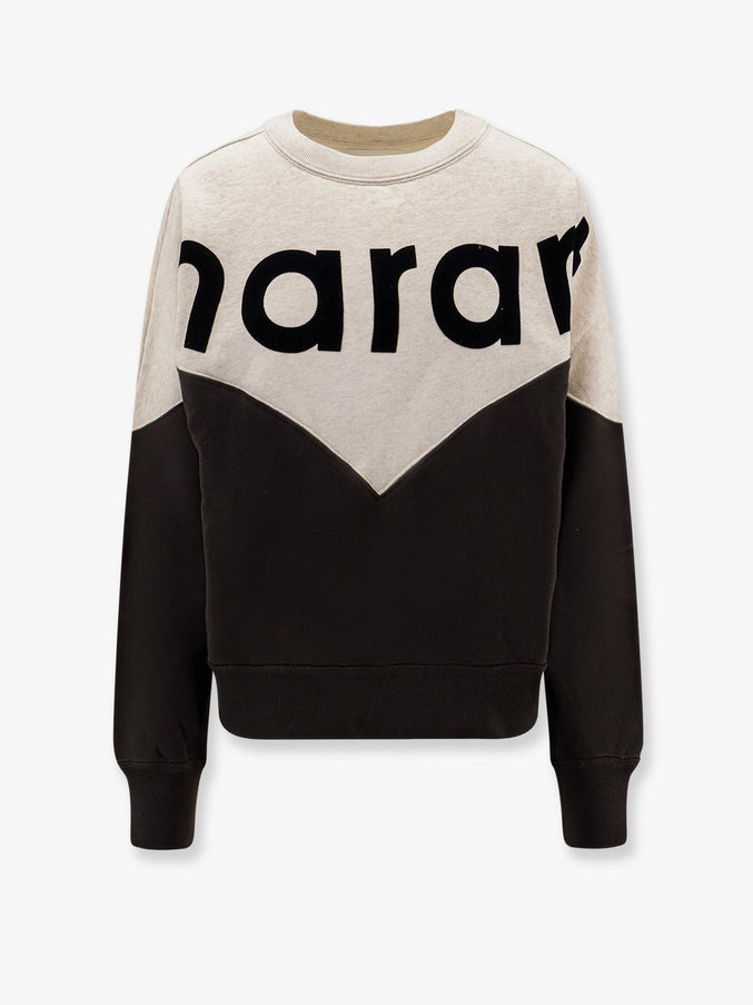 Marant Etoile Houston Recycled Material Sweatshirt Faded Black