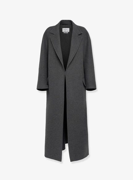 Max Mara Asburgo Virgin Wool And Cashmere Coat 44 Grigio