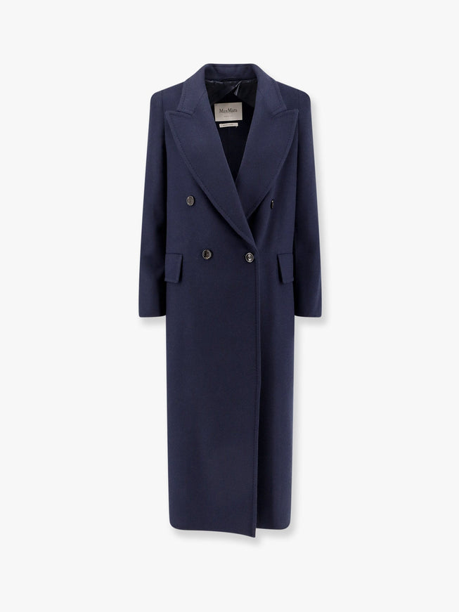 Max Mara Albania 1234 Max Mara Sfilata Virgin Wool And Cashmere Coat Blu