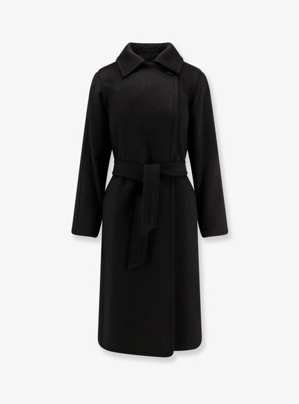 Max Mara Manuela Camel Coat Nero