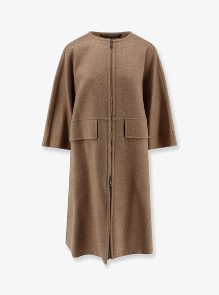 Max Mara Amour Cashmere Coat Beige
