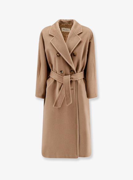 Max Mara Madame Double-Breasted Wool And Cashmere Coat
