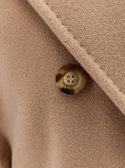 Max Mara Madame Double-Breasted Wool And Cashmere Coat