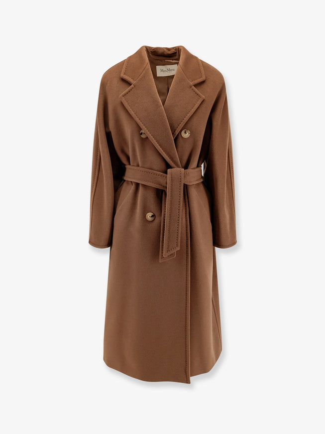 Max Mara Madame Double-Breasted Wool And Cashmere Coat