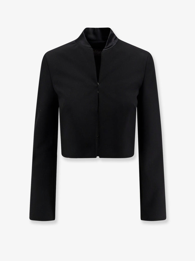 Max Mara Tesoro Cropped Blazer Nero