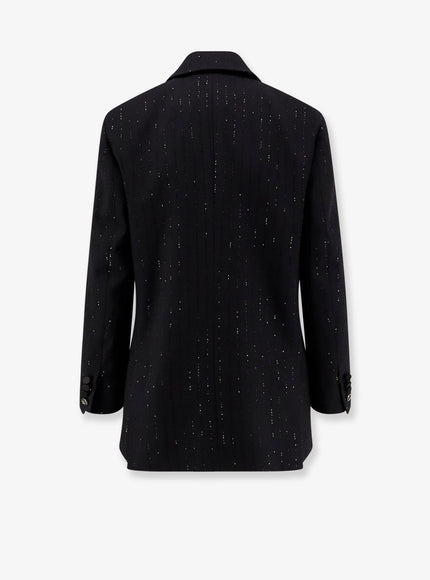 Max Mara Appia Virgin Wool Blazer With Sequins