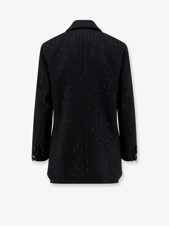 Max Mara Appia Virgin Wool Blazer With Sequins