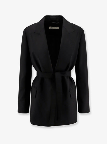 Max Mara Talento Virgin Wool Blazer Nero