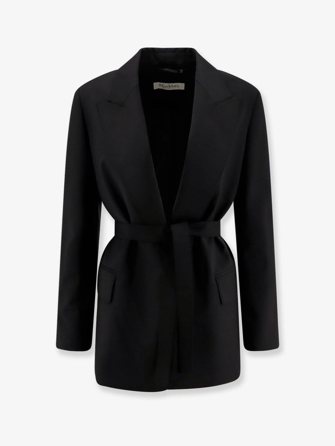 Max Mara Talento Virgin Wool Blazer Nero