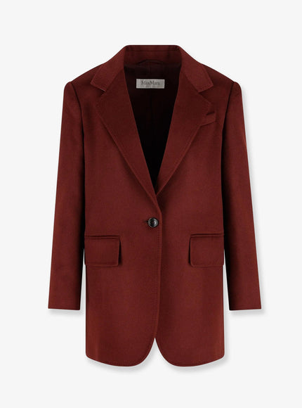 Max Mara Ariccia Camel Blazer Ciliegia