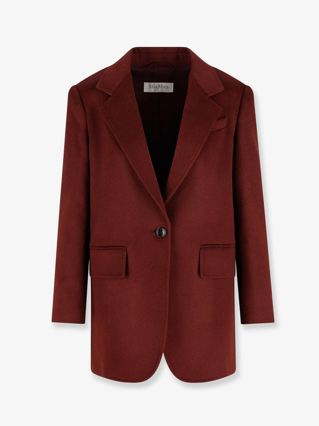 Max Mara Ariccia Camel Blazer Ciliegia