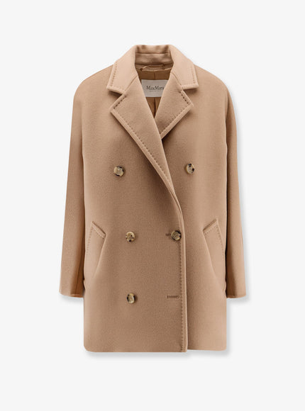 Max Mara Rebus Virgin Wool And Cashmere Coat Cammello