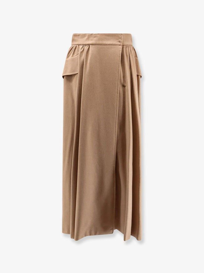 Max Mara Eufemia Camel Long Skirt Cammello