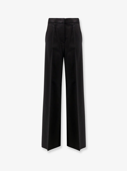 Max Mara Fernet Virgin Wool Trousers Nero