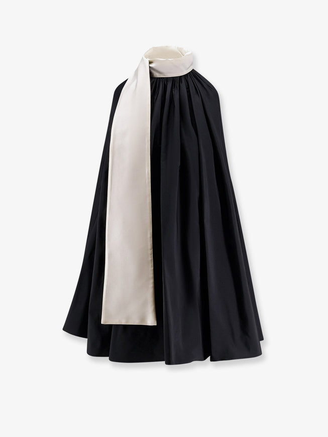 Max Mara Beber Taffeta Short Dress Nero