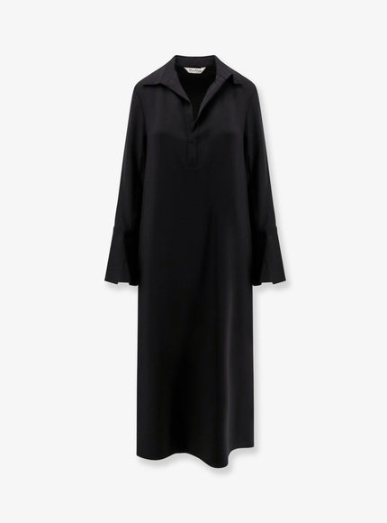 Max Mara Ossola Midi Silk Dress Nero