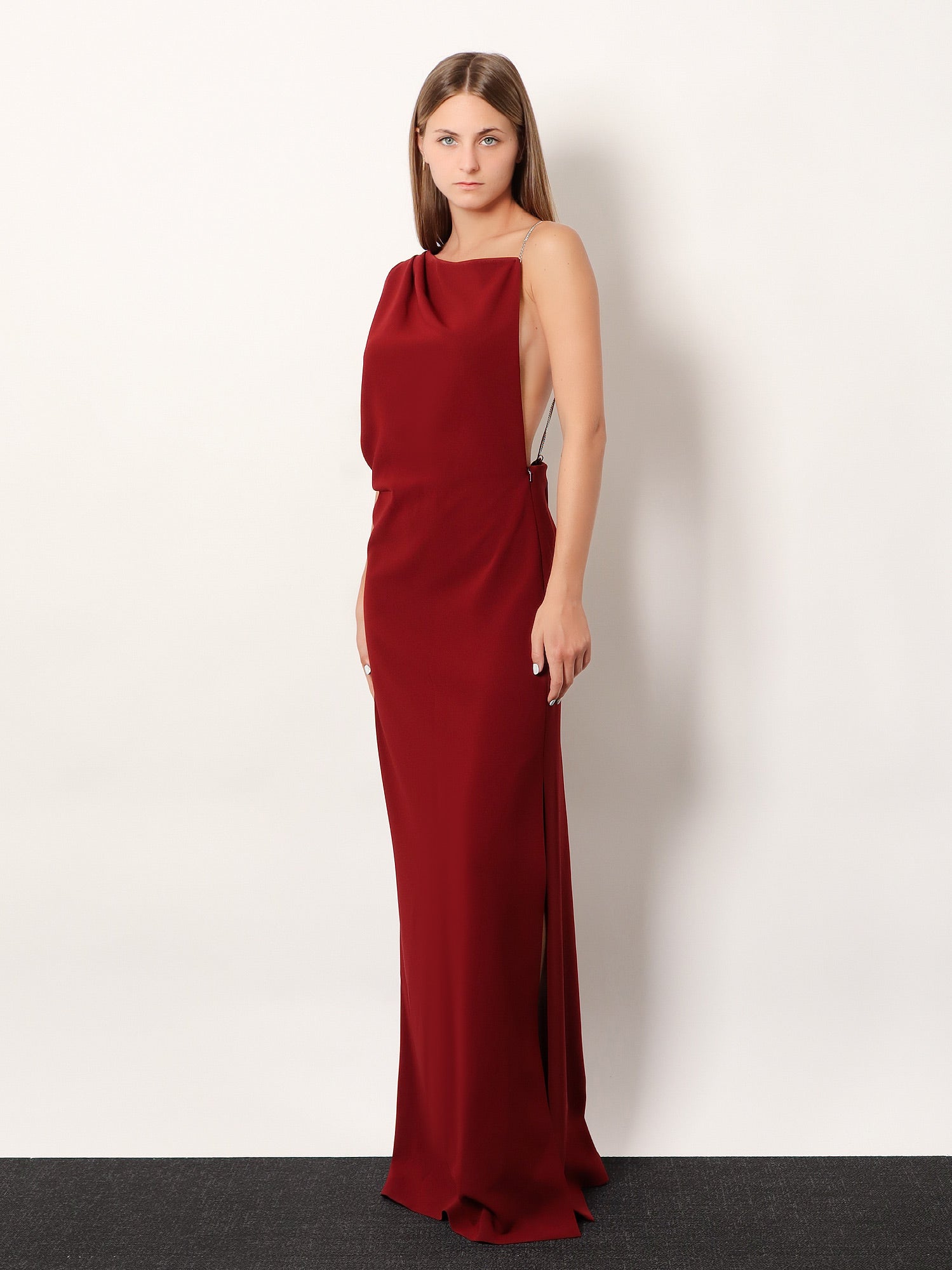 Max Mara Pentola Long Dress 40 / Lampone Max Mara Pentola Long Dress 40 / Lampone