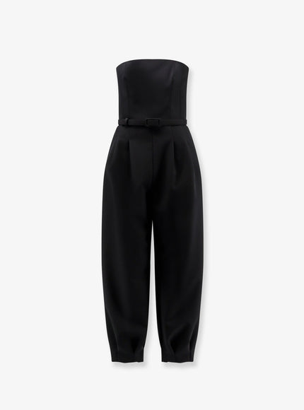 Max Mara Voghera Satin Suit Nero