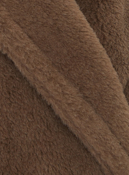 Max Mara Bormida Alpaca And Wool Sleeveless Coat