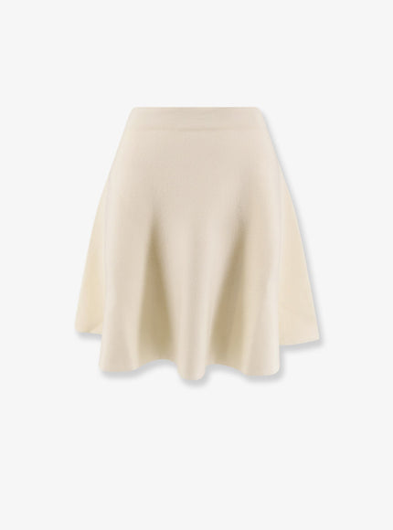 Max Mara Ubalda Virgin Wool Skirt Seta