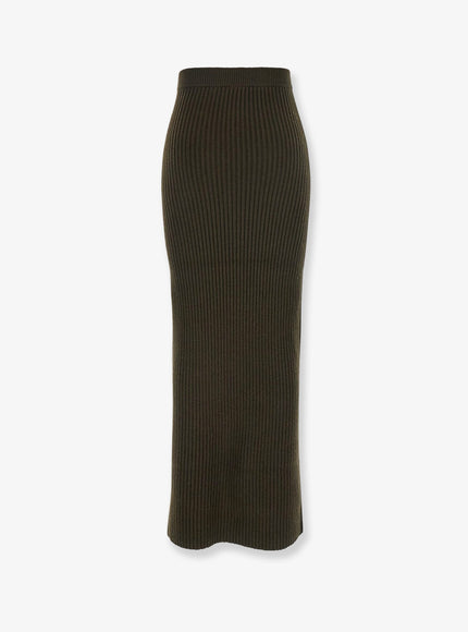 Max Mara Boris Wool And Cashmere Long Skirt