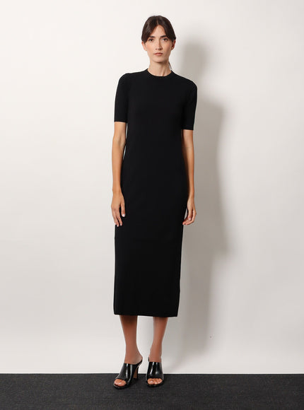 Max Mara Orafo Viscose Blend Midi Dress