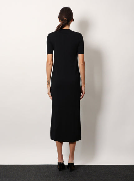 Max Mara Orafo Viscose Blend Midi Dress