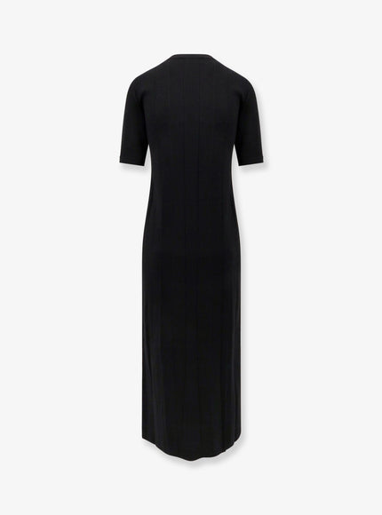 Max Mara Orafo Viscose Blend Midi Dress