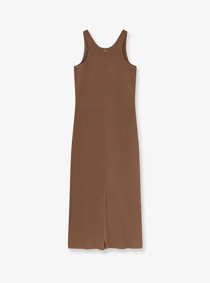 Max Mara Aceri Virgin Wool Long Dress