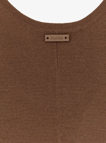 Max Mara Aceri Virgin Wool Long Dress