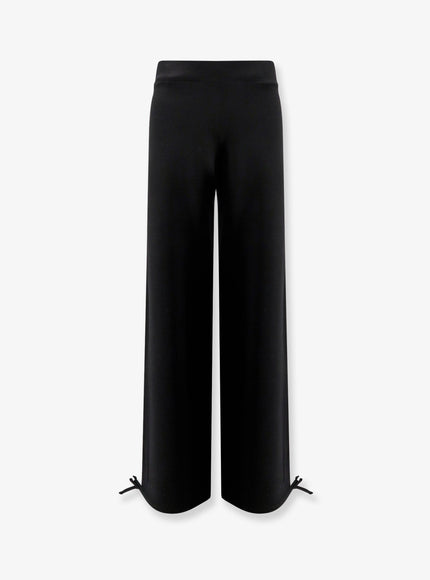 Max Mara Nigeria Pure Virgin Wool Trousers Nero