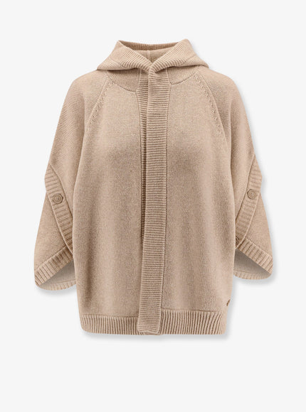 Max Mara Vals Wool And Cashmere Cardigan Sabbia