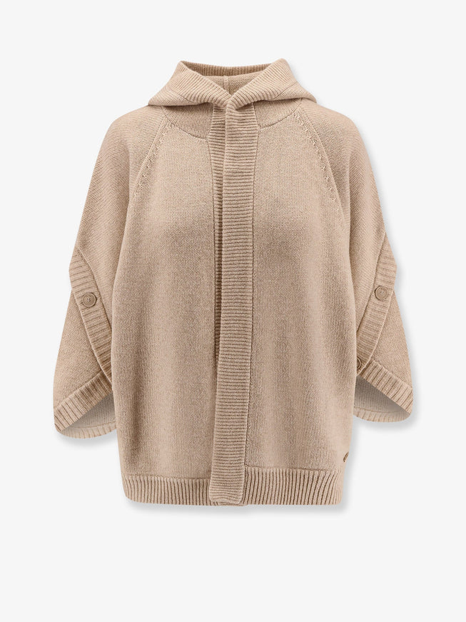 Max Mara Vals Wool And Cashmere Cardigan Sabbia